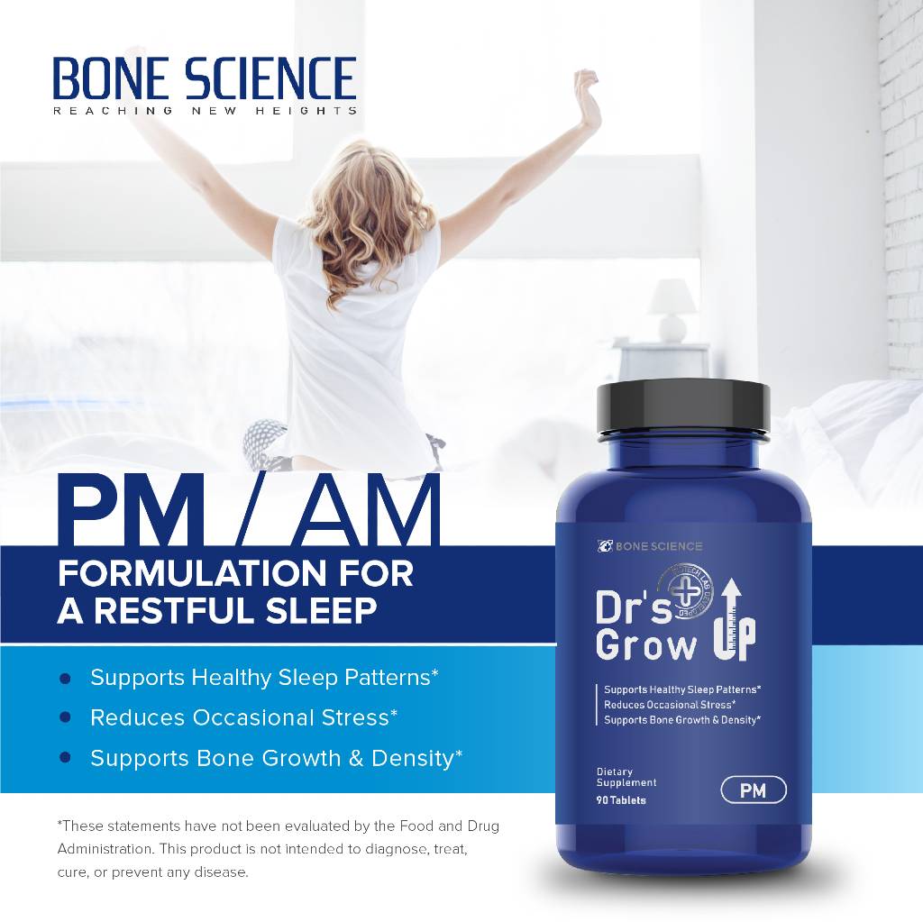 Dr's Grow UP PM Formulation for a Restful Sleep