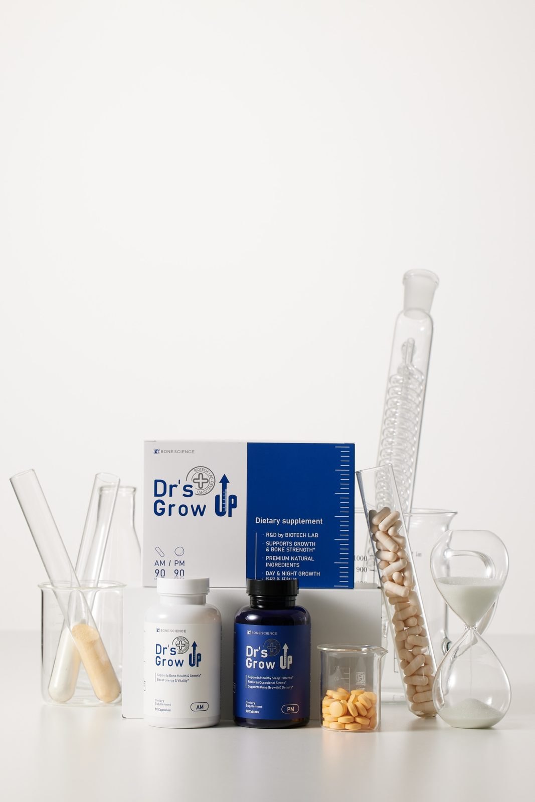 Dr's Grow UP with lab glassware